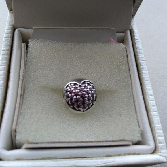 Heart  Pandora Clip Bead - Picture 3 of 8
